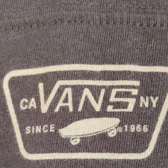 VANS Off the Wall Dark Black Short Sleeve Tee Men's Size S - Wear Skate - Picture 7 of 8